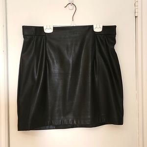 Leather skirt